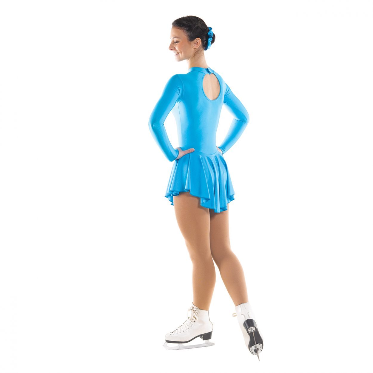 Figure skating dresses skirted leotard sales