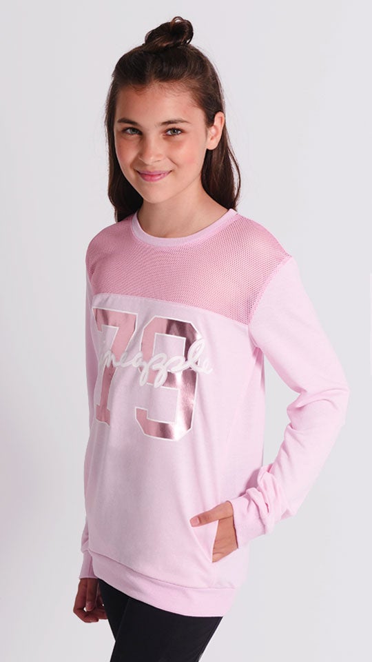 Mesh sweatshirt womens hotsell