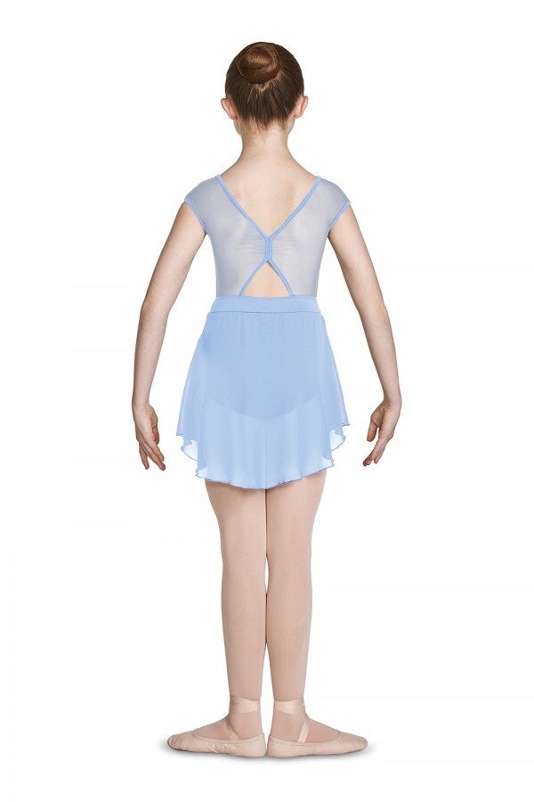 Girls Mirella Mesh Bodice Cap Sleeve Skirted Leotard THE DANCE