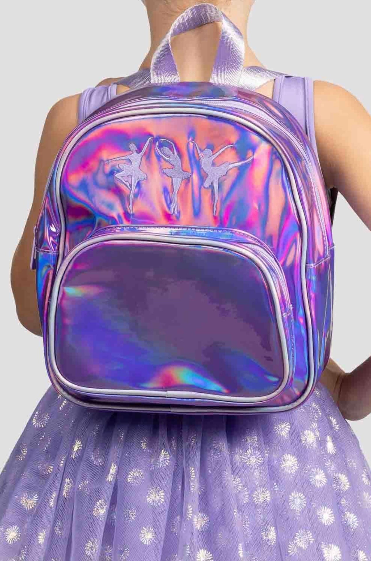 Iridescent backpack purse best sale